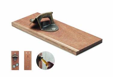 Logo trade promotional merchandise image of: Wall mounted bottle opener
