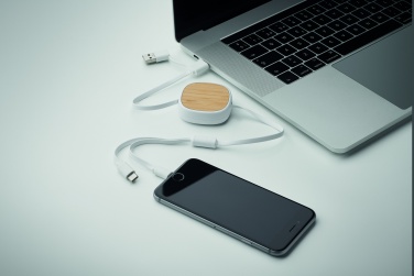 Logotrade business gifts photo of: Retractable charging USB cable