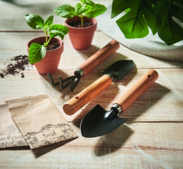 Logo trade advertising products image of: 3 garden tools  in RPET pouch