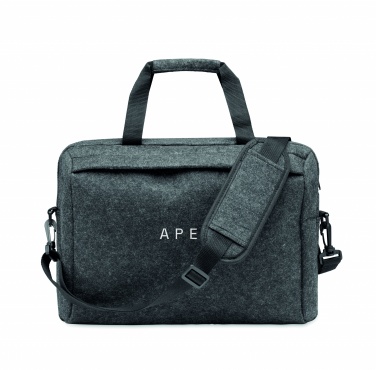 Logotrade business gift image of: 15 inch RPET felt laptop bag