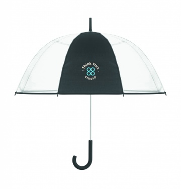 Logotrade promotional merchandise picture of: Transparent 23 inch manual open umbrella