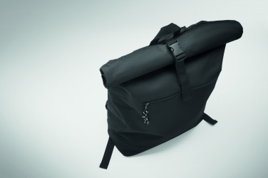 Logo trade promotional merchandise picture of: 600Dpolyester rolltop backpack