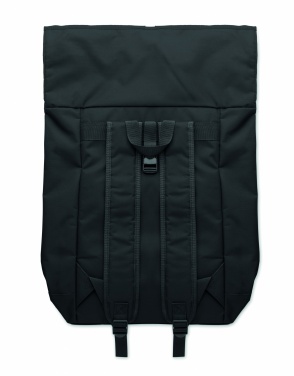 Logo trade business gifts image of: 600Dpolyester rolltop backpack