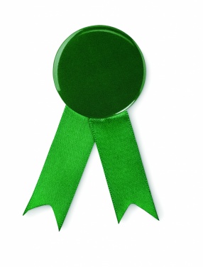 Logo trade promotional items image of: Ribbon style badge pin