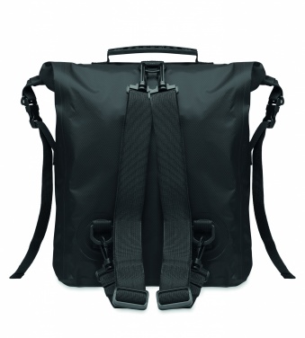 Logo trade corporate gifts image of: RPET waterproof rolltop bag
