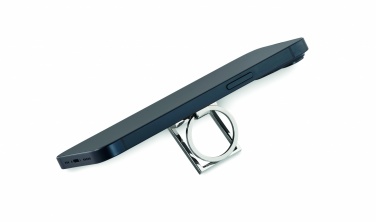 Logo trade business gift photo of: Metal key ring phone stand Seinajoki
