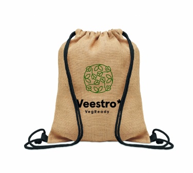 Logo trade promotional products picture of: Jute drawstring bag
