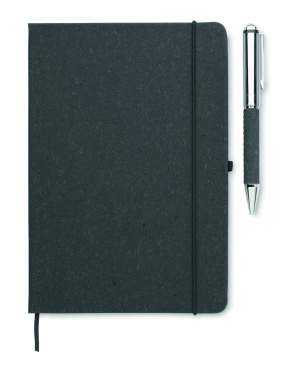 Logotrade promotional items photo of: Recycled leather notebook set