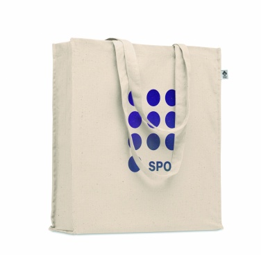Logo trade promotional products image of: Organic cotton shopping bag