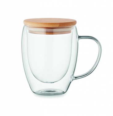 Logo trade promotional items picture of: Double wall borosilicate mug