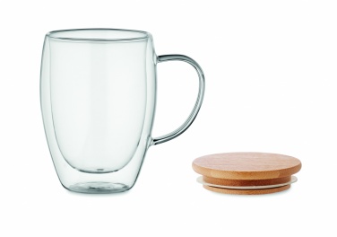Logo trade promotional merchandise picture of: Double wall borosilicate mug