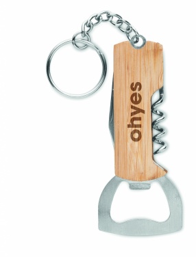 Logo trade advertising product photo of: 3 in 1 bamboo pocket tool