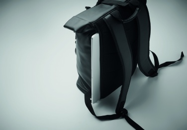 Logotrade promotional product image of: Laptop PU Rolltop backpack