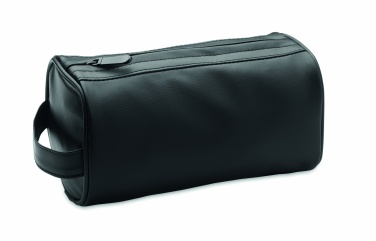Logotrade promotional giveaway image of: Soft PU cosmetic bag and zipper