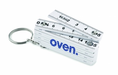 Logo trade advertising products picture of: Carpenters ruler key ring 50cm Kotka