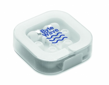Logotrade promotional item picture of: Ear phones with silicone covers