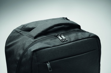Logo trade promotional items image of: A portable backpack trolley with wheels, made of 600D RPET polyester