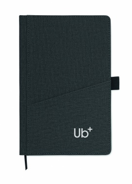 Logo trade corporate gifts image of: A5 notebook PU front pocket