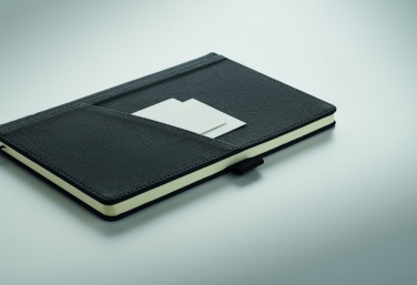 Logo trade promotional gifts picture of: A5 notebook PU front pocket