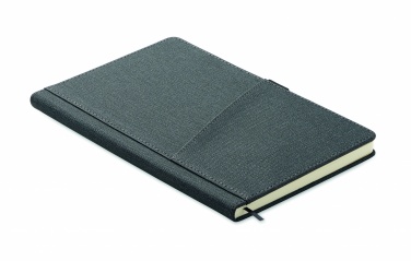 Logotrade promotional gift image of: A5 notebook PU front pocket