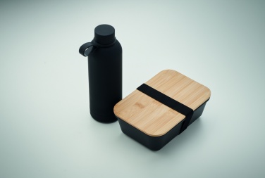 Logo trade corporate gifts picture of: Lunch box bottle gift set