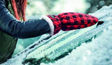 Logo trade promotional gift photo of: Quilted ice scraper glove