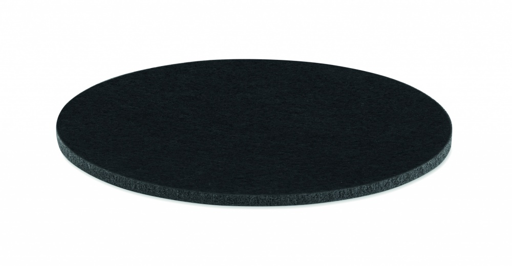 Logo trade promotional product photo of: Round coaster in RPET felt