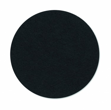 Logo trade promotional merchandise photo of: Round coaster in RPET felt