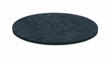 Logo trade promotional gift photo of: Round coaster in RPET felt