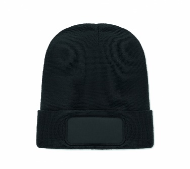 Logotrade promotional product picture of: Unisex beanie RPET polyester