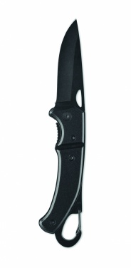 Logo trade business gifts image of: Aluminium foldable knife