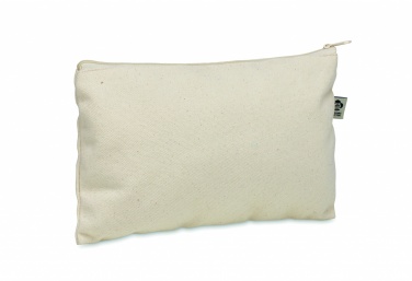 Logo trade promotional items image of: Cosmetic bag cotton 340 gr/m²
