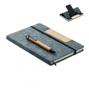Logotrade business gift image of: A5 RPET notebook set