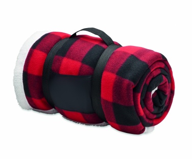 Logotrade promotional product picture of: RPET sherpa fleece blanket