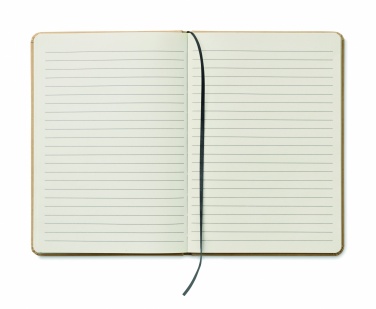 Logo trade promotional merchandise photo of: A5 notebook in recycled carton