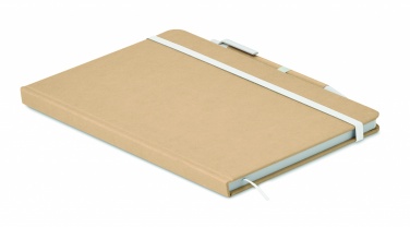 Logotrade promotional giveaways photo of: A5 notebook in recycled carton