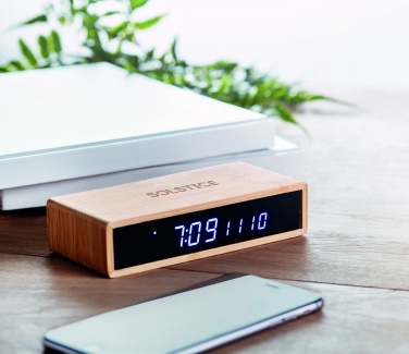 Logotrade promotional product image of: Wireless charger in bamboo 5W