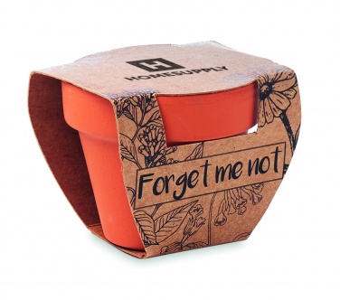 Logotrade business gifts photo of: Terracotta pot 'forget me not'