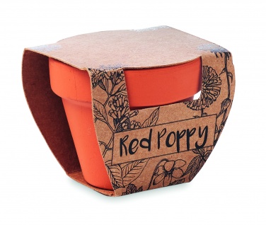 Logotrade promotional items photo of: Terracotta pot 'poppy'
