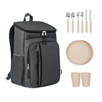 Logo trade promotional gifts picture of: Outdoor cooler bag 600D RPET