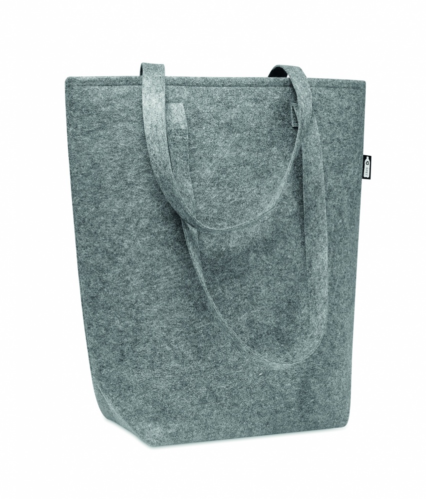 Logo trade promotional items picture of: RPET felt shopping bag