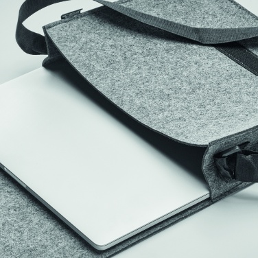 Logo trade advertising product photo of: RPET felt laptop bag