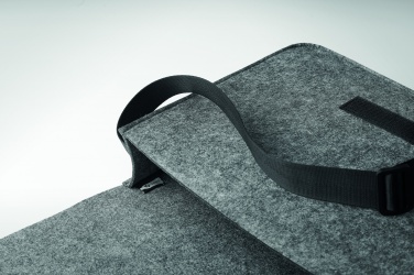 Logotrade promotional giveaway image of: RPET felt laptop bag