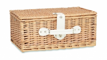 Logo trade corporate gifts image of: Wicker picnic basket 2 people