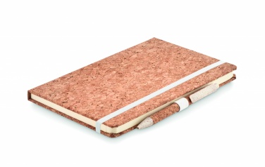 Logotrade corporate gift image of: A5 cork notebook with pen