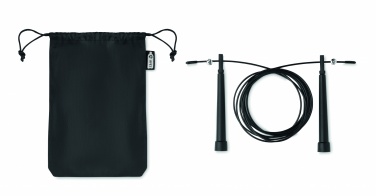 Logo trade advertising products picture of: Speed jumping rope RPET pouch