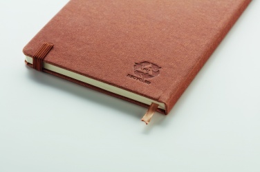 Logo trade advertising product photo of: Recycled Leather A5 notebook
