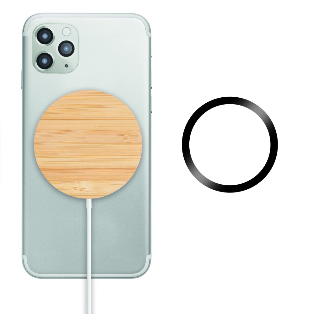Logo trade corporate gifts image of: Magnetic Wireless charger 10W
