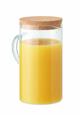 Logo trade promotional merchandise picture of: Borosilicate glass decanter 1L