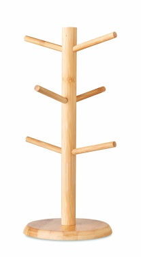 Logo trade promotional giveaways picture of: Bamboo cup set holder